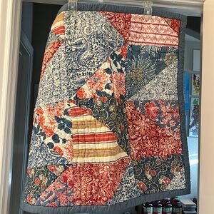 Set of 2 Pottery Barn Patchwork Quilted shams